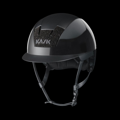 Kask Helm Kooki black shine Swarovski Carpet